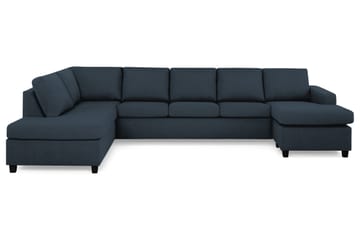 Crazy 5-personers Venstrevendt U-formet X-Large Sofa med Chaiselong i Stof