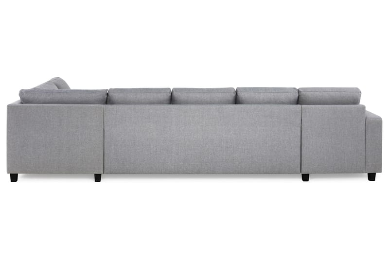 Crazy 5-personers Højrevendt U-formet X-Large Sofa med Chaiselong i Stof - Grå - Møbler - Sofaer - U Sofa