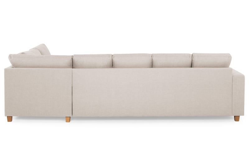 Crazy 5-personers Højrevendt U-formet X-Large Sofa med Chaiselong i Stof - Beige - Møbler - Sofaer - U Sofa