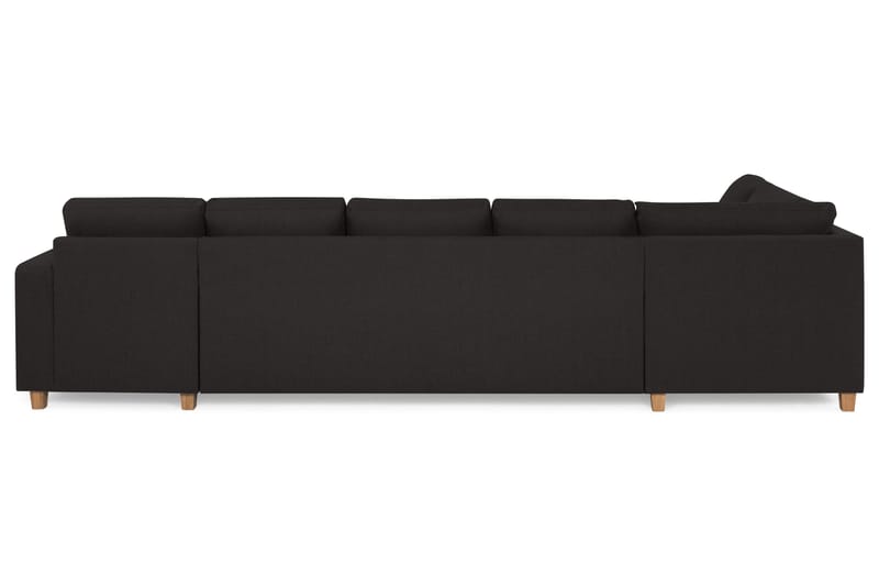 Crazy 5-personers Venstrevendt U-formet X-Large Sofa med Chaiselong i Stof - Antracit - Møbler - Sofaer - U Sofa