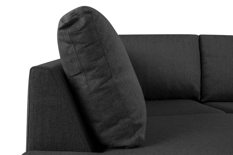 Crazy 5-personers U-formet Sofa med dobbeltchaiselong i Stof - Antracit - Møbler - Sofaer - U Sofa