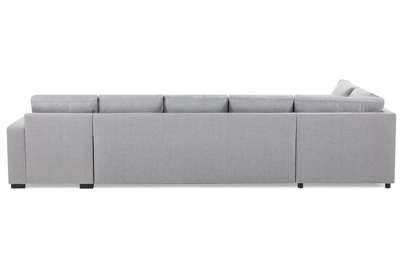 Crazy 5-personers Venstrevendt U-formet X-Large Sofa med Chaiselong i Stof - Grå - Møbler - Sofaer - U Sofa
