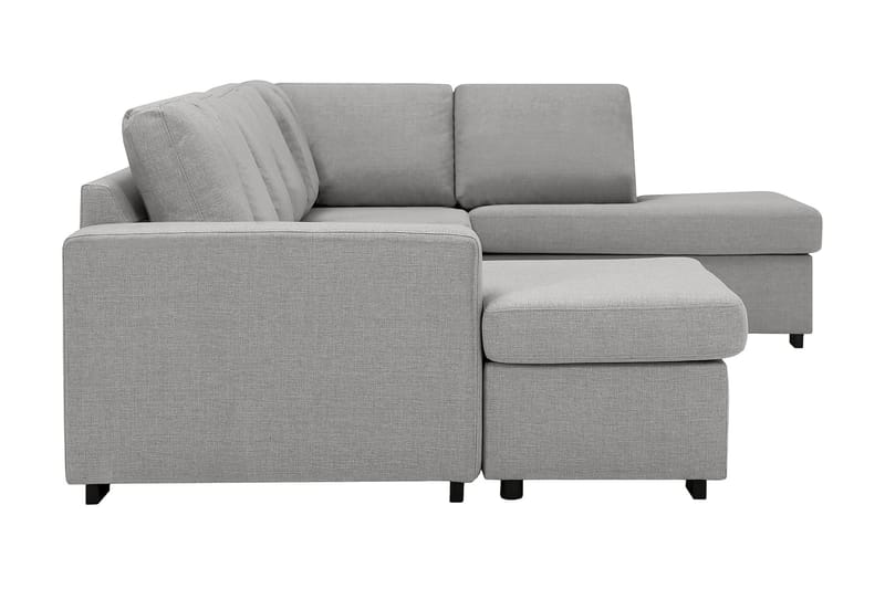 Crazy 5-personers Højrevendt U-formet X-Large Sofa med Chaiselong i Stof - Grå - Møbler - Sofaer - U Sofa