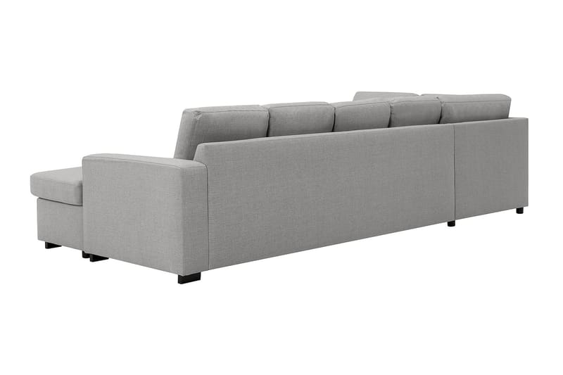 Crazy 5-personers Venstrevendt U-formet Sofa med Chaiselong i Stof - Grå - Møbler - Sofaer - U Sofa
