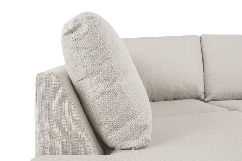 Crazy 5-personers Venstrevendt U-formet Sofa med Chaiselong i Stof - Beige - Møbler - Sofaer - U Sofa