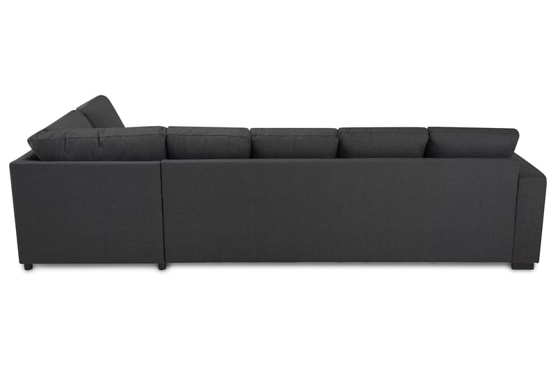 Crazy 5-personers Højrevendt U-formet X-Large Sofa med Chaiselong i Stof - Mørkegrå - Møbler - Sofaer - U Sofa