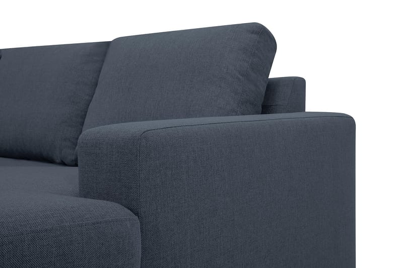 Crazy 5-personers Venstrevendt U-formet X-Large Sofa med Chaiselong i Stof - Blå - Møbler - Sofaer - U Sofa