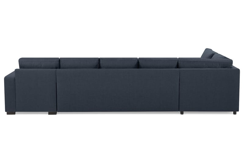 Crazy 5-personers Venstrevendt U-formet X-Large Sofa med Chaiselong i Stof - Blå - Møbler - Sofaer - U Sofa