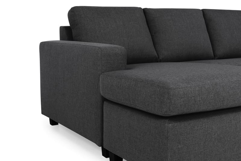 Crazy 5-personers Højrevendt U-formet X-Large Sofa med Chaiselong i Stof - Mørkegrå - Møbler - Sofaer - U Sofa