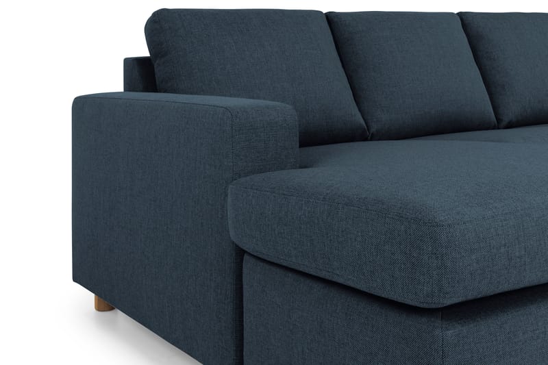 Crazy 5-personers Højrevendt U-formet X-Large Sofa med Chaiselong i Stof - Blå - Møbler - Sofaer - U Sofa