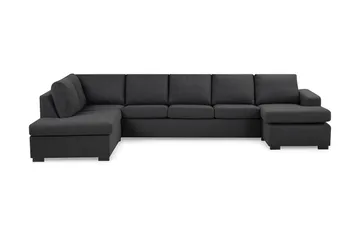 Crazy 5-personers Venstrevendt U-formet X-Large Sofa med Chaiselong i Stof