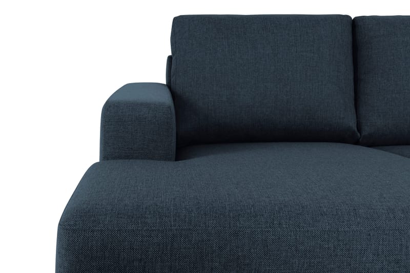 Crazy 5-personers Højrevendt U-formet X-Large Sofa med Chaiselong i Stof - Blå - Møbler - Sofaer - U Sofa