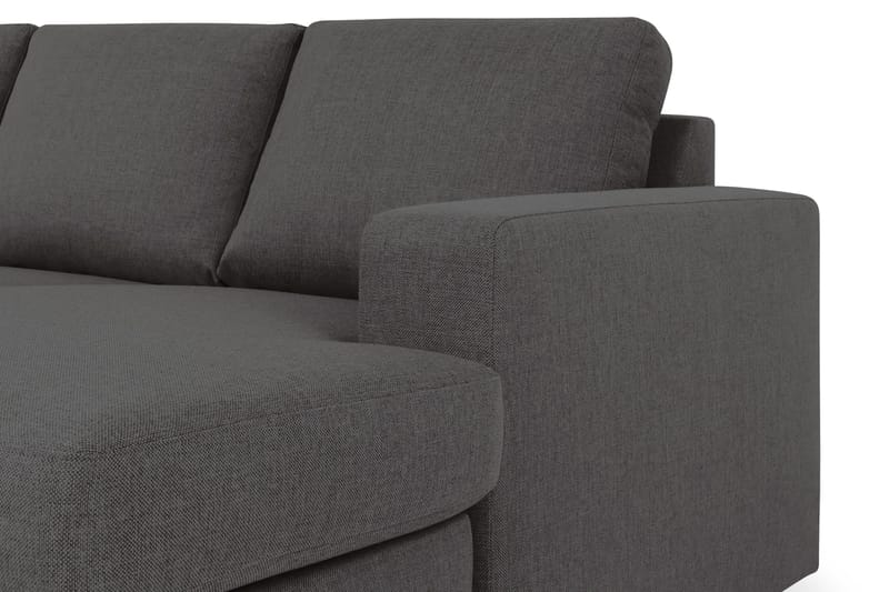 Crazy 5-personers Venstrevendt U-formet X-Large Sofa med Chaiselong i Stof - Mørkegrå - Møbler - Sofaer - U Sofa