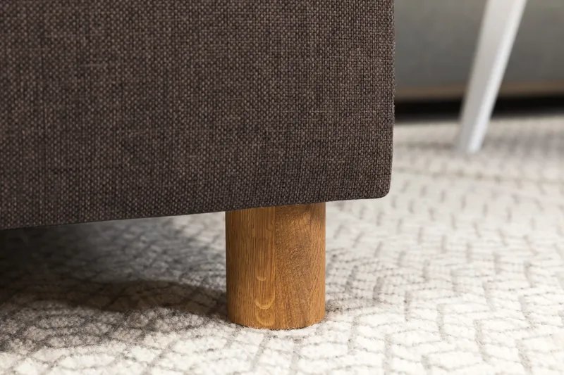 Crazy 5-personers Højrevendt U-formet X-Large Sofa med Chaiselong i Stof - Brun - Møbler - Sofaer - U Sofa