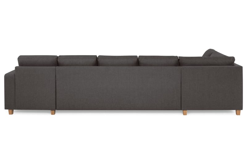 Crazy 5-personers Venstrevendt U-formet X-Large Sofa med Chaiselong i Stof - Mørkegrå - Møbler - Sofaer - U Sofa