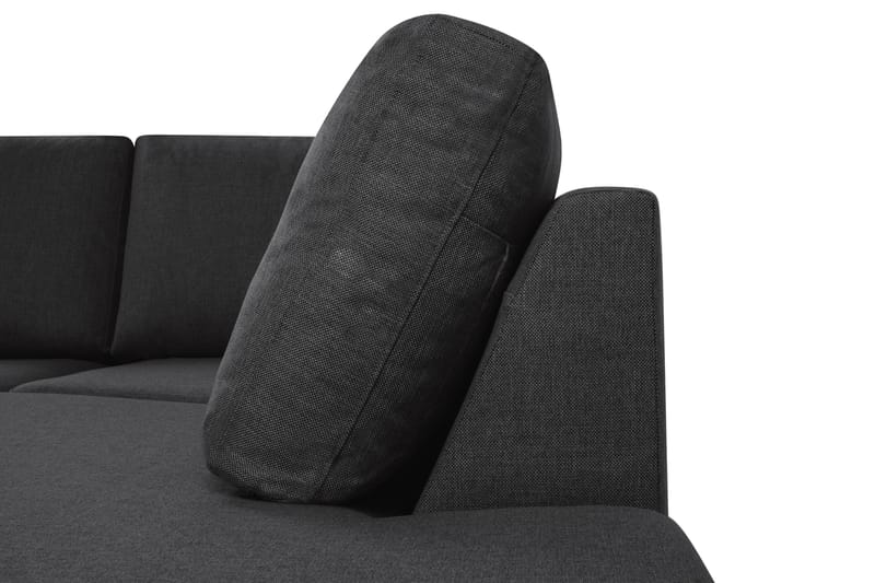 Crazy 5-personers Højrevendt U-formet X-Large Sofa med Chaiselong i Stof - Antracit - Møbler - Sofaer - U Sofa