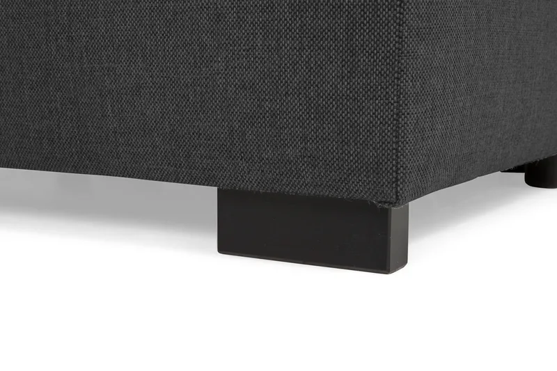 Crazy 5-personers Venstrevendt U-formet X-Large Sofa med Divan og Chaiselong i Stof inkl. Kuvertpuder - Antracit - Møbler - Sofaer - U Sofa