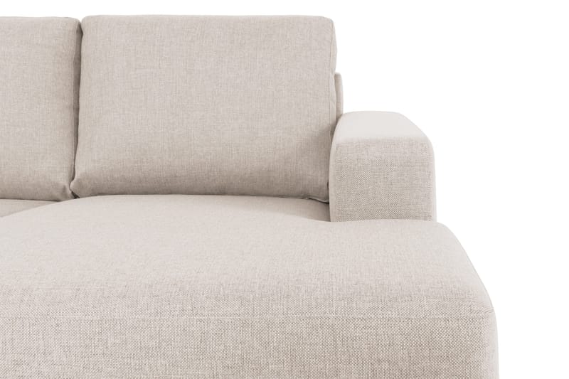 Crazy 5-personers Venstrevendt U-formet Sofa med Chaiselong i Stof - Beige - Møbler - Sofaer - U Sofa