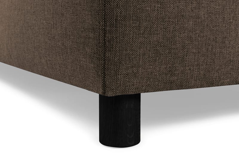 Crazy 5-personers Venstrevendt U-formet X-Large Sofa med Chaiselong i Stof - Brun - Møbler - Sofaer - U Sofa