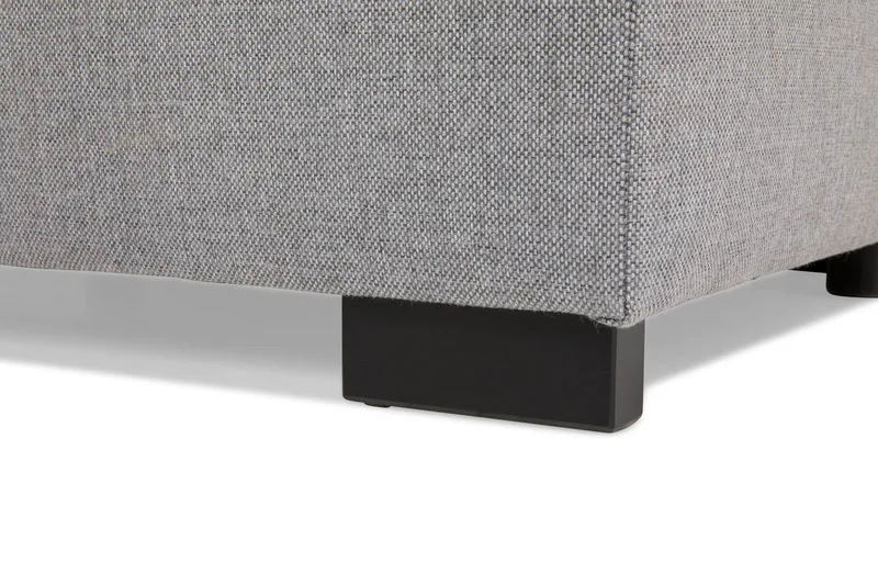 Crazy 5-personers Venstrevendt U-formet X-Large Sofa med Divan og Chaiselong i Stof inkl. Kuvertpuder - Grå - Møbler - Sofaer - U Sofa