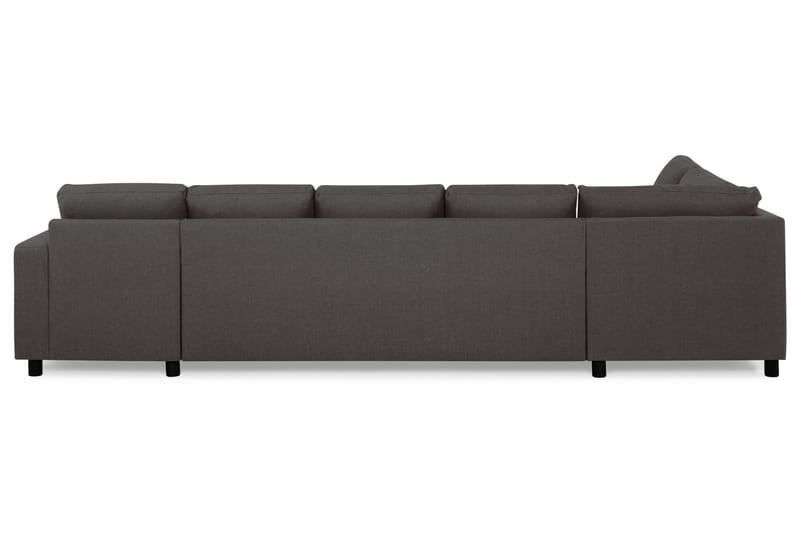 Crazy 5-personers Venstrevendt U-formet X-Large Sofa med Chaiselong i Stof - Mørkegrå - Møbler - Sofaer - U Sofa