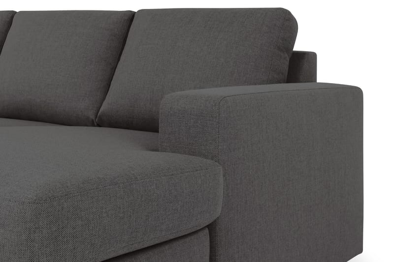 Crazy 5-personers Venstrevendt U-formet X-Large Sofa med Chaiselong i Stof - Mørkegrå - Møbler - Sofaer - U Sofa