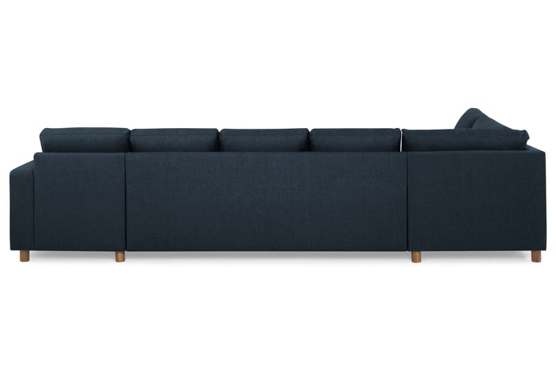 Crazy 5-personers Venstrevendt U-formet X-Large Sofa med Chaiselong i Stof - Blå - Møbler - Sofaer - U Sofa