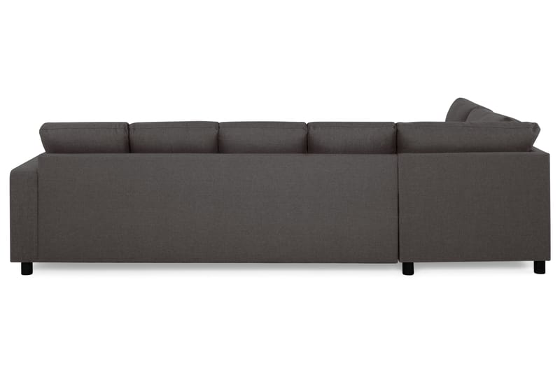 Crazy 5-personers Venstrevendt U-formet Sofa med Chaiselong i Stof - Mørkegrå - Møbler - Sofaer - U Sofa