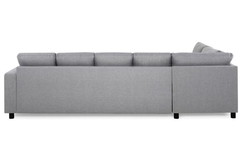 Crazy 5-personers Venstrevendt U-formet Sofa med Chaiselong i Stof - Grå - Møbler - Sofaer - U Sofa