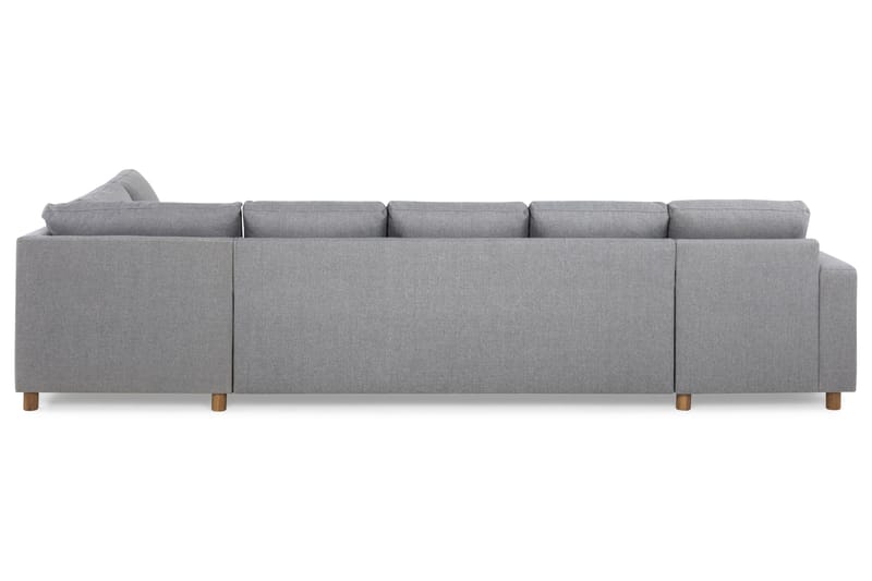 Crazy 5-personers Højrevendt U-formet X-Large Sofa med Chaiselong i Stof - Grå - Møbler - Sofaer - U Sofa