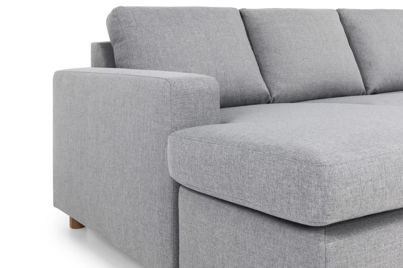 Crazy 5-personers Højrevendt U-formet X-Large Sofa med Chaiselong i Stof - Grå - Møbler - Sofaer - U Sofa