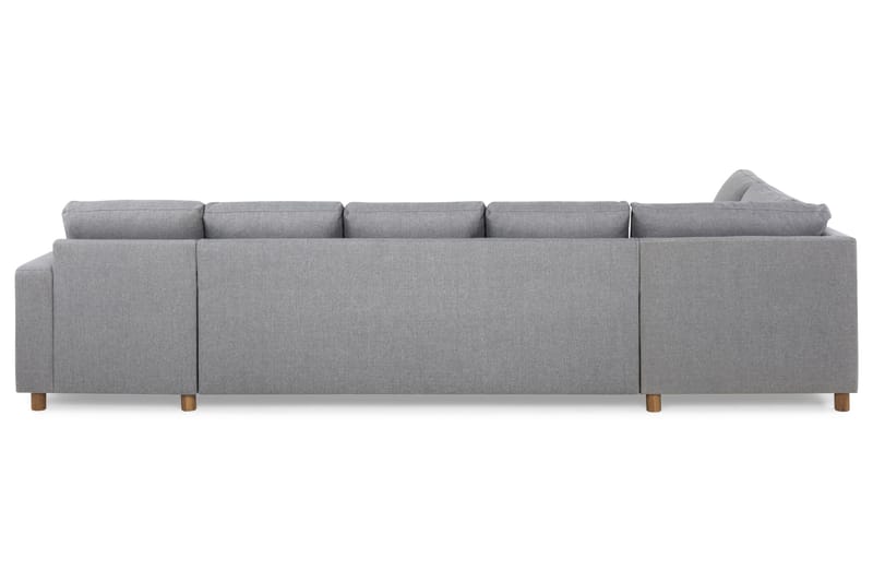 Crazy 5-personers Venstrevendt U-formet X-Large Sofa med Chaiselong i Stof - Grå - Møbler - Sofaer - U Sofa