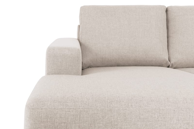 Crazy 5-personers Højrevendt U-formet X-Large Sofa med Chaiselong i Stof - Beige - Møbler - Sofaer - U Sofa
