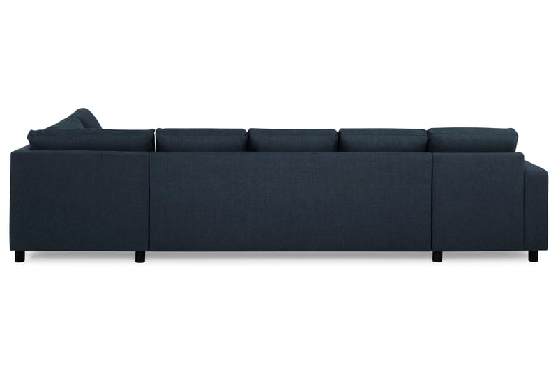 Crazy 5-personers Højrevendt U-formet X-Large Sofa med Chaiselong i Stof - Blå - Møbler - Sofaer - U Sofa