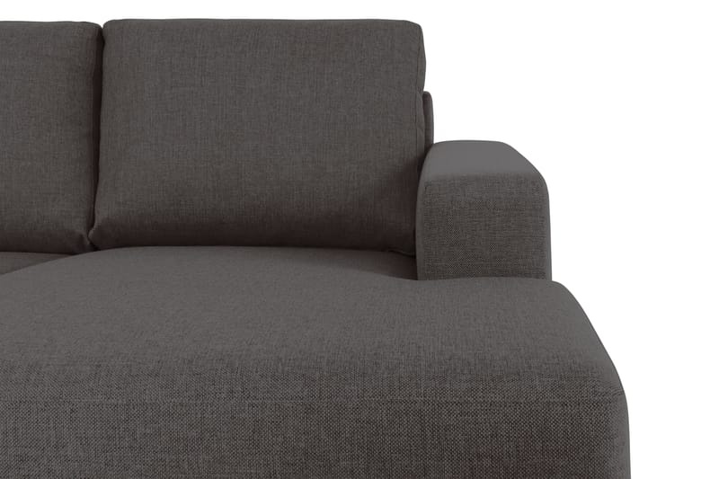 Crazy 5-personers Venstrevendt U-formet Sofa med Chaiselong i Stof - Mørkegrå - Møbler - Sofaer - U Sofa