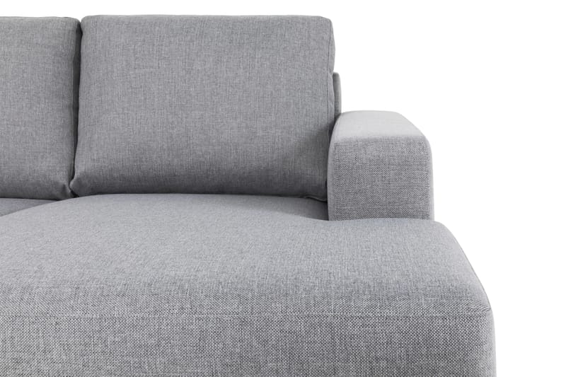 Crazy 5-personers Venstrevendt U-formet Sofa med Chaiselong i Stof - Grå - Møbler - Sofaer - U Sofa