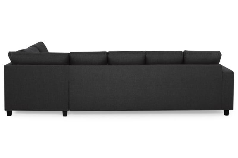 Crazy 5-personers Højrevendt U-formet X-Large Sofa med Chaiselong i Stof - Antracit - Møbler - Sofaer - U Sofa