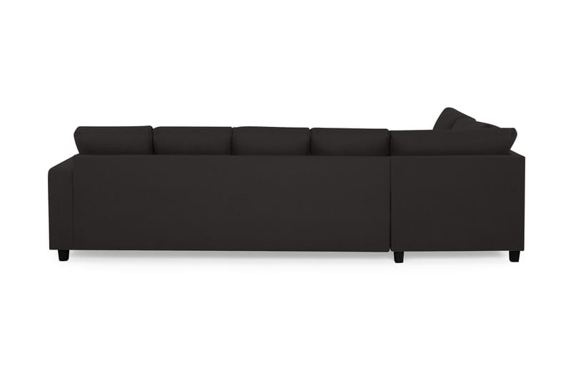 Crazy 5-personers Venstrevendt U-formet Sofa med Chaiselong i Stof - Antracit - Møbler - Sofaer - U Sofa