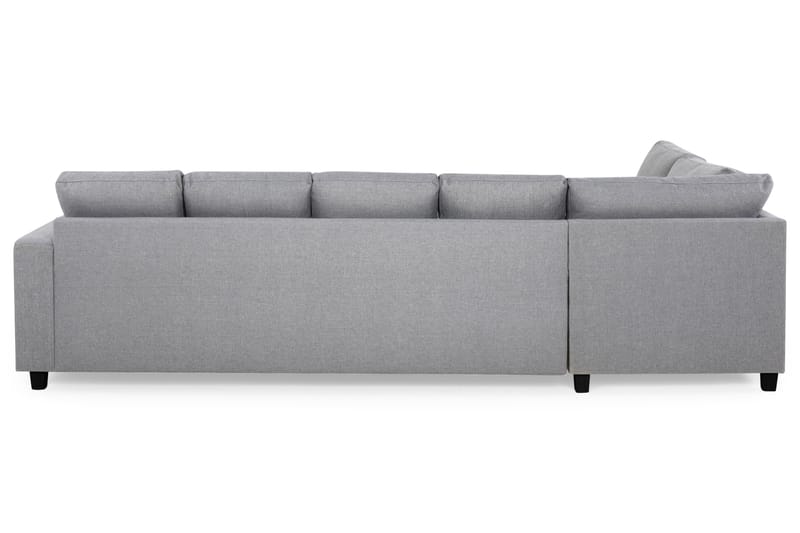 Crazy 5-personers Venstrevendt U-formet Sofa med Chaiselong i Stof - Grå - Møbler - Sofaer - U Sofa