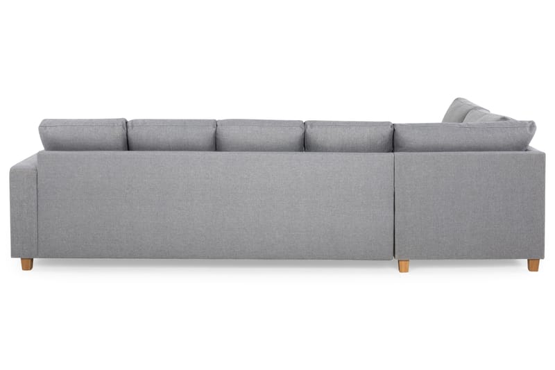 Crazy 5-personers Venstrevendt U-formet Sofa med Chaiselong i Stof - Grå - Møbler - Sofaer - U Sofa