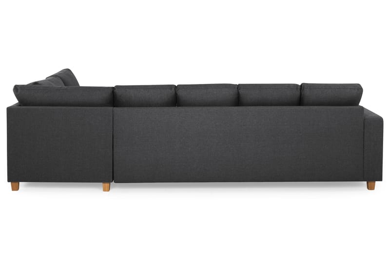 Crazy 5-personers Højrevendt U-formet X-Large Sofa med Chaiselong i Stof - Mørkegrå - Møbler - Sofaer - U Sofa