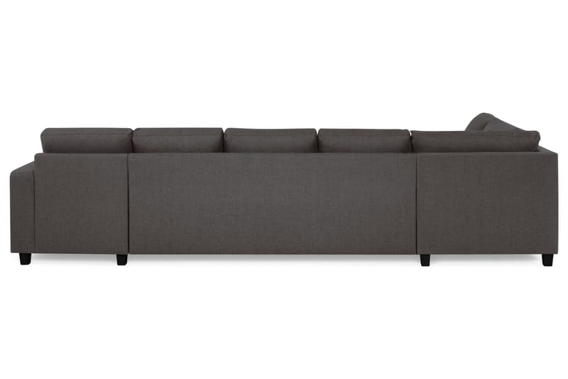 Crazy 5-personers Venstrevendt U-formet X-Large Sofa med Chaiselong i Stof - Mørkegrå - Møbler - Sofaer - U Sofa