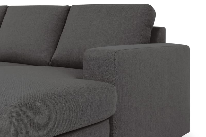Crazy 5-personers Venstrevendt U-formet X-Large Sofa med Chaiselong i Stof - Mørkegrå - Møbler - Sofaer - U Sofa