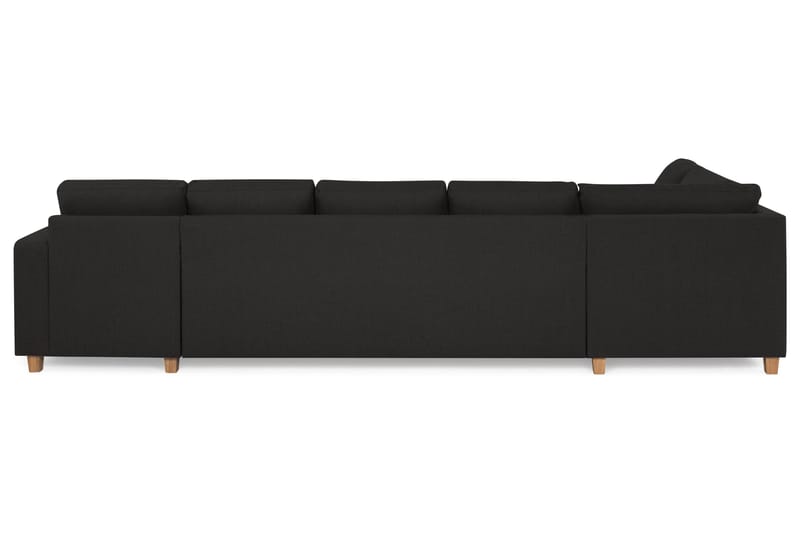 Crazy 5-personers Venstrevendt U-formet X-Large Sofa med Chaiselong i Stof - Antracit - Møbler - Sofaer - U Sofa