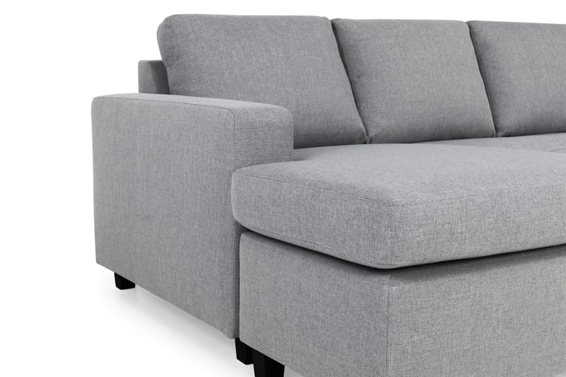 Crazy 5-personers Højrevendt U-formet X-Large Sofa med Chaiselong i Stof - Grå - Møbler - Sofaer - U Sofa
