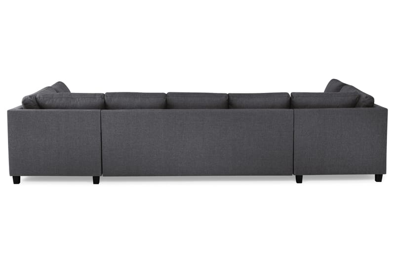Crazy 5-personers U-formet Sofa med dobbeltchaiselong i Stof - Mørkegrå - Møbler - Sofaer - U Sofa