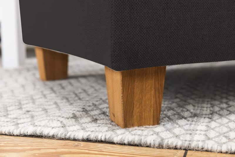 Crazy 5-personers Venstrevendt U-formet X-Large Sofa med Chaiselong i Stof - Antracit - Møbler - Sofaer - U Sofa