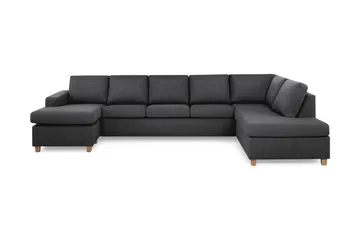 Crazy 5-personers Højrevendt U-formet X-Large Sofa med Chaiselong i Stof