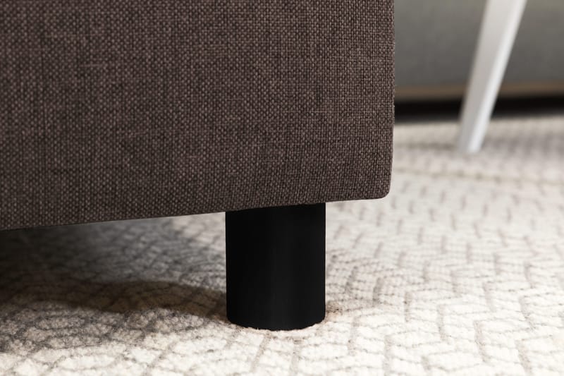 Crazy 5-personers Højrevendt U-formet X-Large Sofa med Chaiselong i Stof - Brun - Møbler - Sofaer - U Sofa