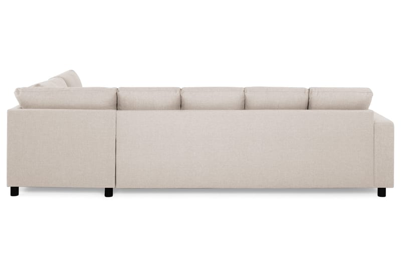 Crazy 5-personers Højrevendt U-formet X-Large Sofa med Chaiselong i Stof - Beige - Møbler - Sofaer - U Sofa
